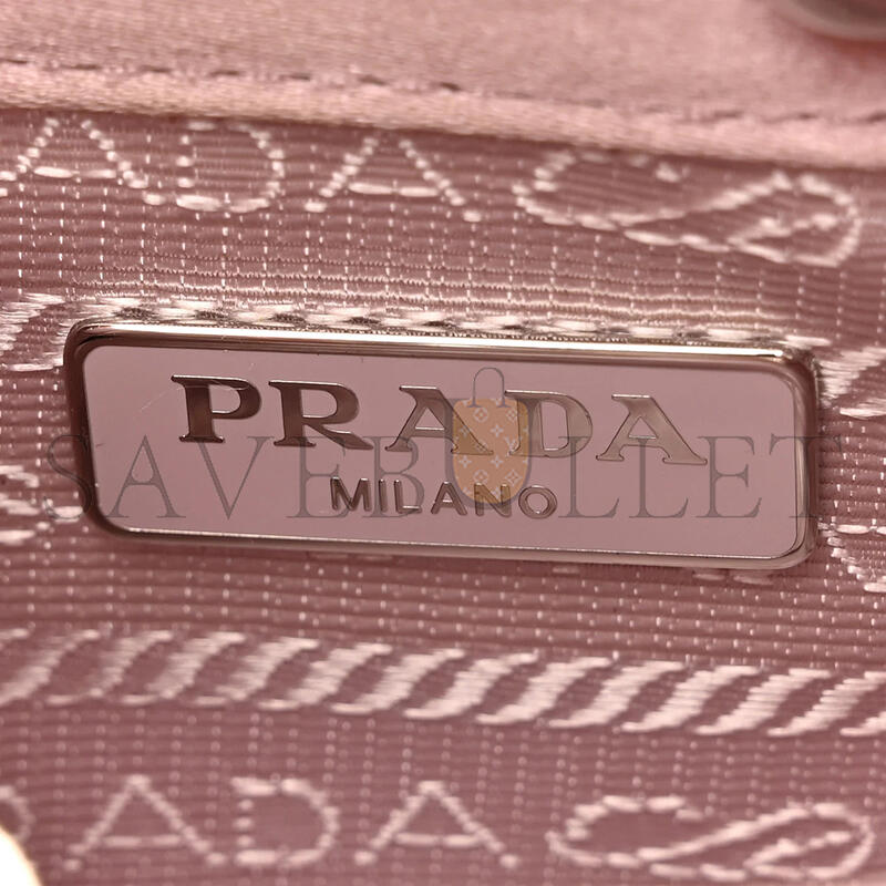 Pra*a satin crystal drawstring mini pouch 1np016 (9*9*6cm)